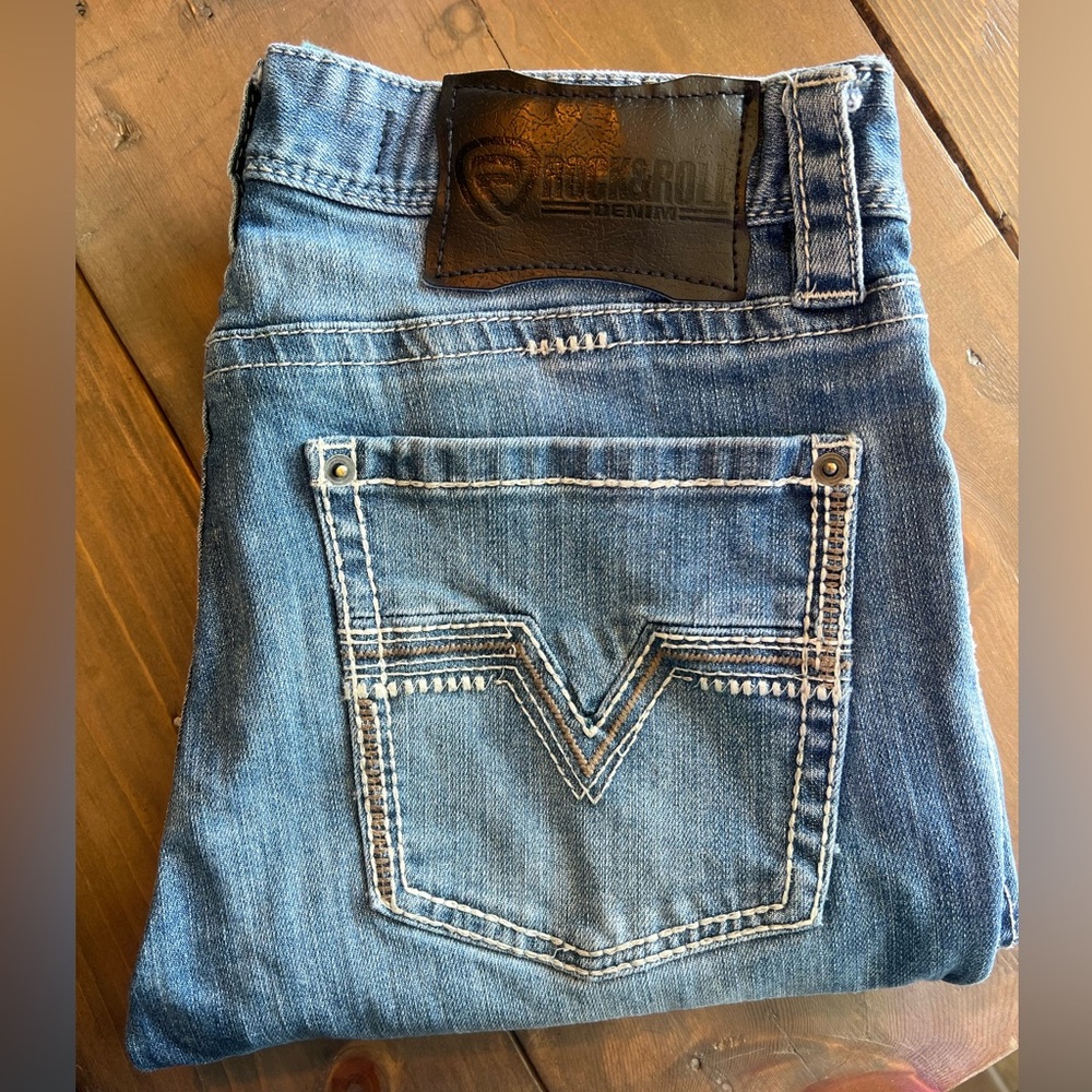 Rock and roll men’s jeans 30x34 slim fit